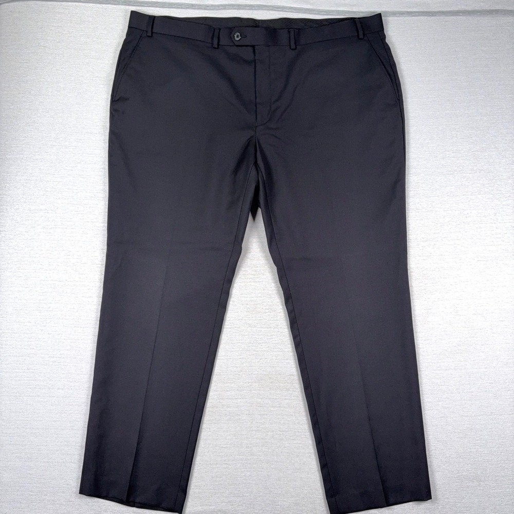 Lauren Ralph Lauren Dress Pants Mens 44x30 Black Wool Polyester Blend